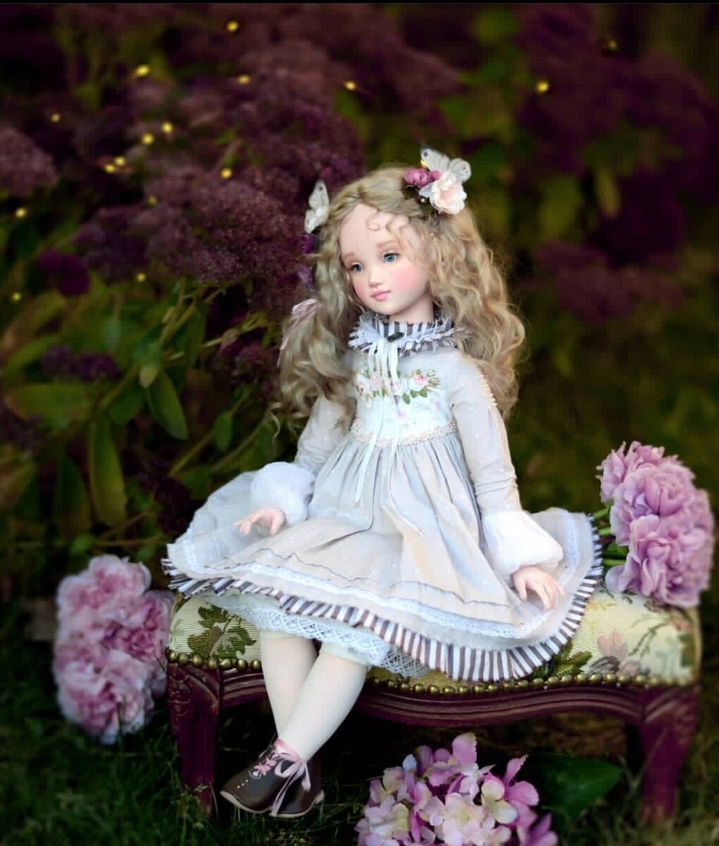 Текстильные куклы Елены Негороженко (фото со странички автора https://clck.ru/sFrLu)