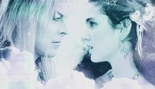 Дэвид Боуи и Дженнифер Коннелли, фанарт из свободного доступа