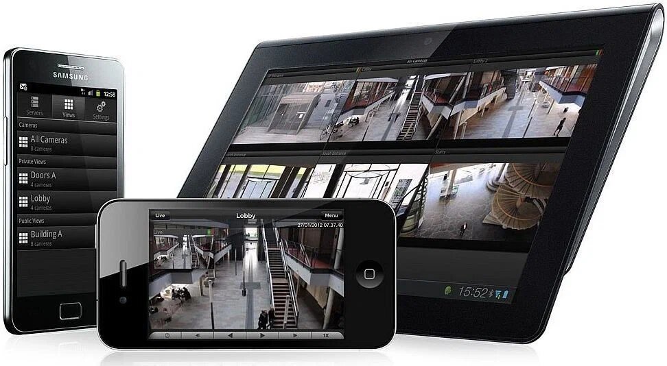 Видеонаблюдение через смартфон. Видеонаблюдение на планшете. Видеонаблюдение с телефона. Удалённое видеонаблюдение через мобильный.
