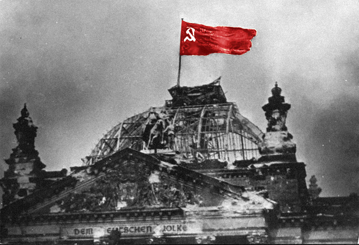 Фото возведение флага над рейхстагом оригинал