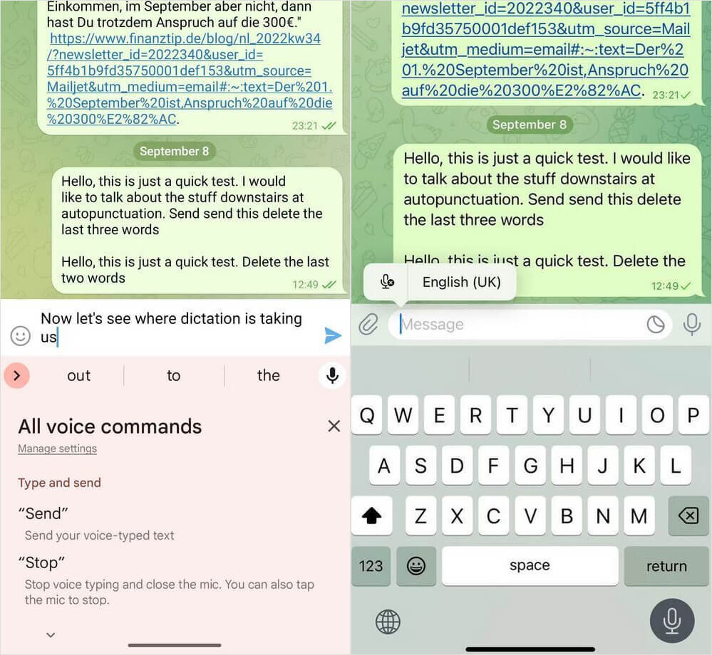    Клавиатура iOS преобразилась за счет обновленной диктовки