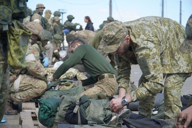    Сдача в плен с «Азовстали» полка «Азов» (запрещённая в России организация) Владимир Андрианов © ИА REGNUM