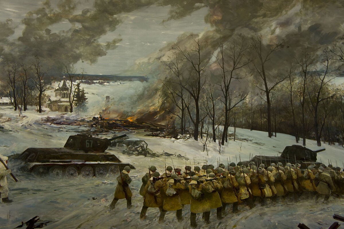 Красная Армия. Наступление.