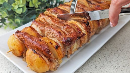 Пошаговый рецепт свинины с картофелем