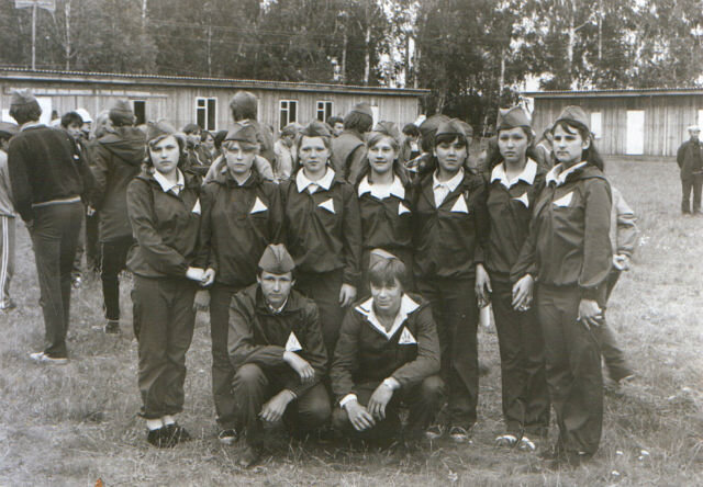 Команда детского дома на районных соревнованиях.(меня нет)