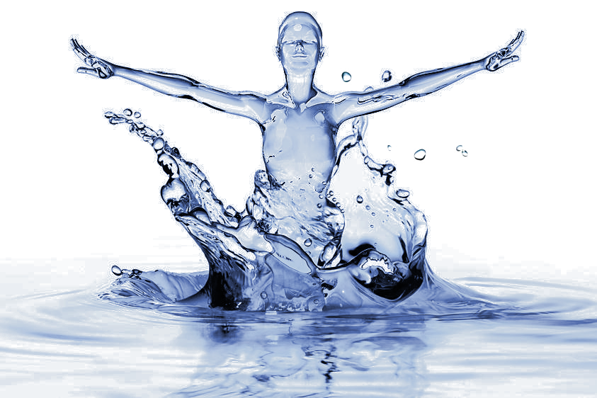 Человек из воды. Вода и человек. Тело человека из воды. Водный человек.