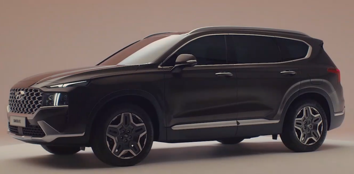 Hyundai Santa Fe, вид сбоку