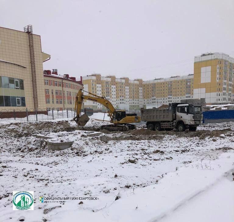    В Нижневартовске началось строительство Учительского бульвара