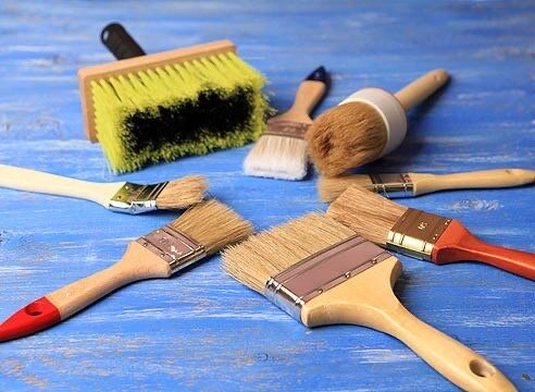 Ассортимент малярных кистей