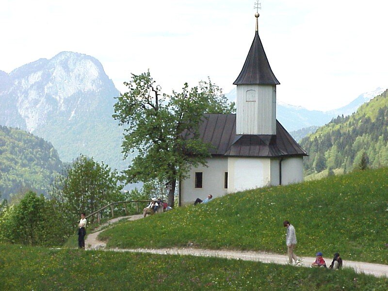 Часовня в горах в Германии