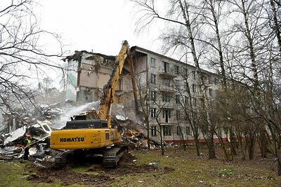    Снос старых домов © Комплекс градостроительной политики и строительства города Москвы