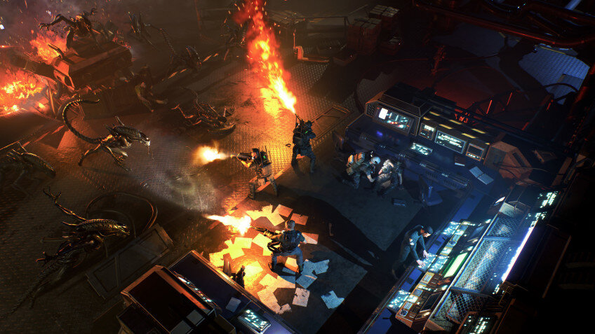    В трейлере предзаказов Aliens Dark Descent показали отвратительного Чужого