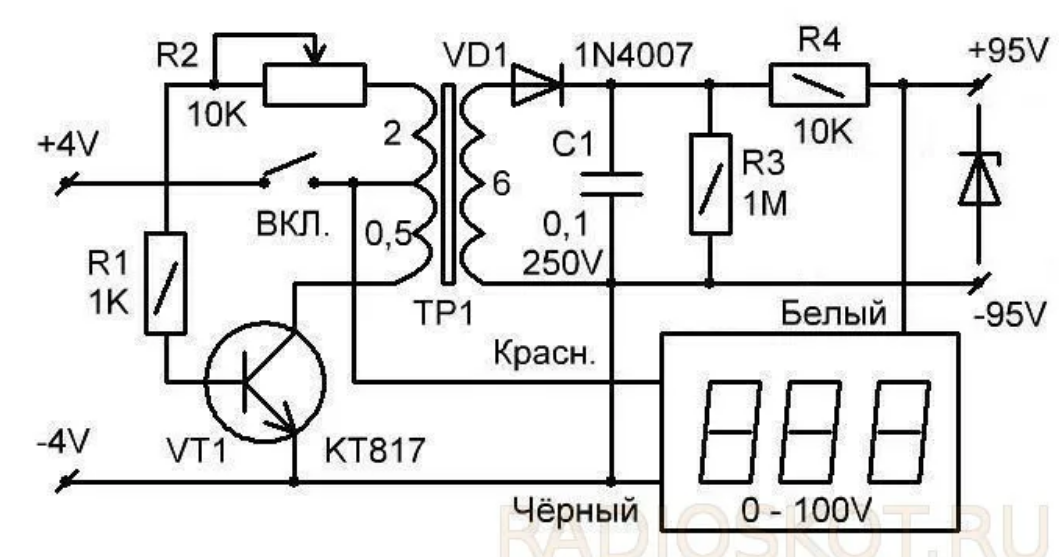 Проверка светодиода схема