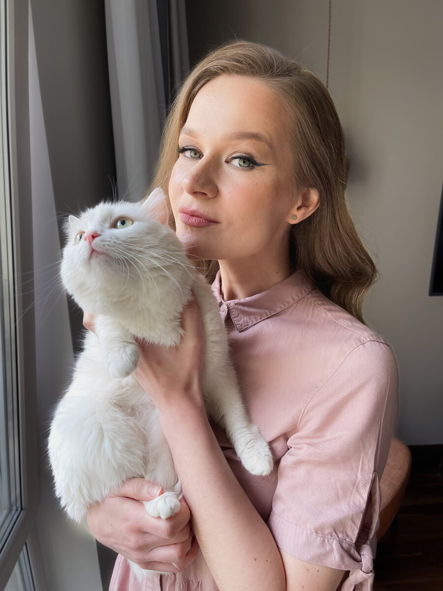 С пушистиком спится отлично )