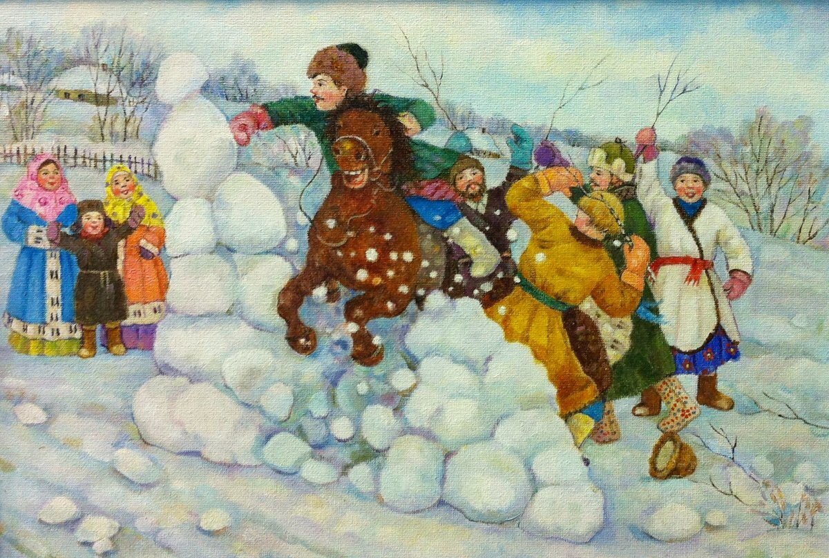 Картинки народные игры и забавы на руси для детей
