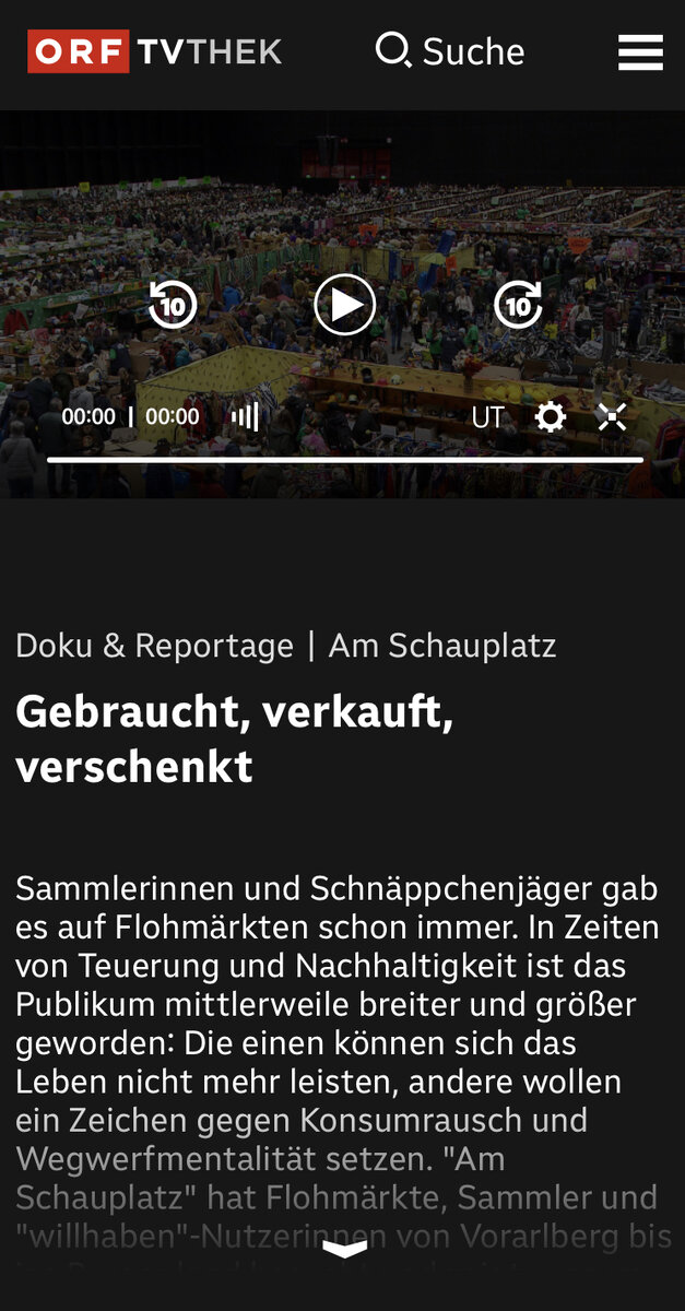 Этот документальный фильм я смотрела сегодня вечером. Скриншот с сайта orf.at