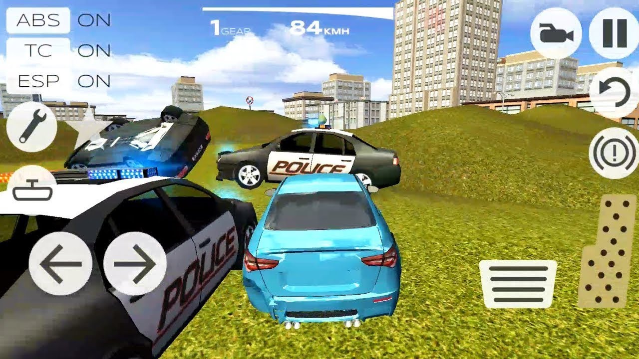 ГОНКИ ОТ ПОЛИЦИИ НА КРУТЫХ МАШИНАХ ИГРА НА ТЕЛЕФОНЫ АНДРОИД И IOS EXTREME  CAR DRIVING RACING 3D (2)