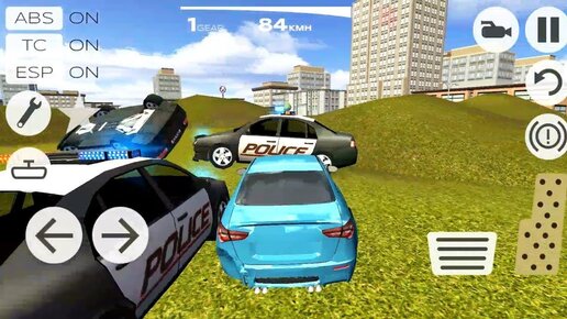 ГОНКИ ОТ ПОЛИЦИИ НА КРУТЫХ МАШИНАХ ИГРА НА ТЕЛЕФОНЫ АНДРОИД И IOS EXTREME CAR DRIVING RACING 3D (2)