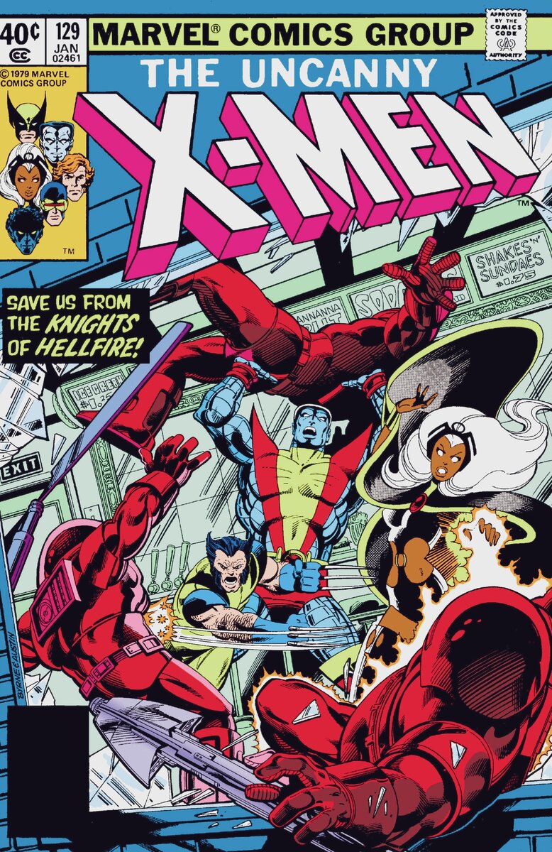 Первое появление Эммы Фрост состоялось в комиксе "Uncanny X-Men" #129 в январе 1980 г.