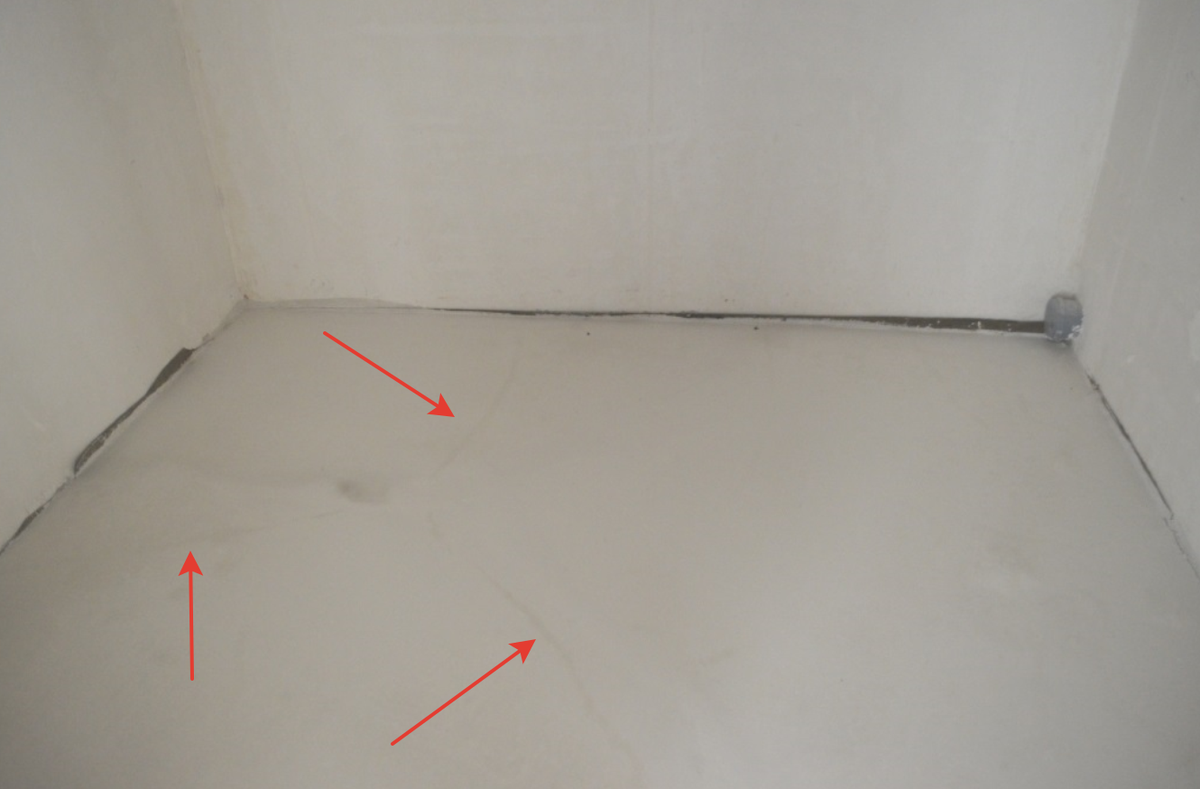 Прослеживается геометрия трещин