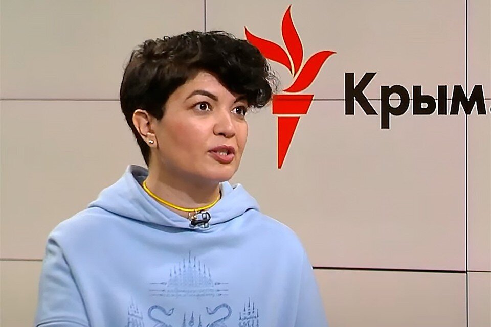    Постоянная представительница президента Украины в Крыму Тамила Ташева Кадр видео