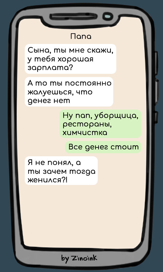 В которых родители не понимают, как дети умудряются так много тратить денег, 7 смешных переписок.