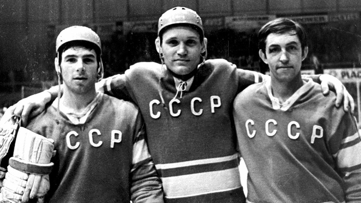  ЗНАМЕНИТАЯ ТРОЙКА: ХАРЛАМОВ, ПЕТРОВ, МИХАЙЛОВ/RUSSIAN ARCHIVES/GLOBAL LOOK PRESS