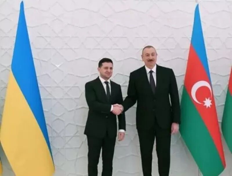 Владимир Зеленский и Ильхам Алиев. Фото из открытых источников сети Интернета