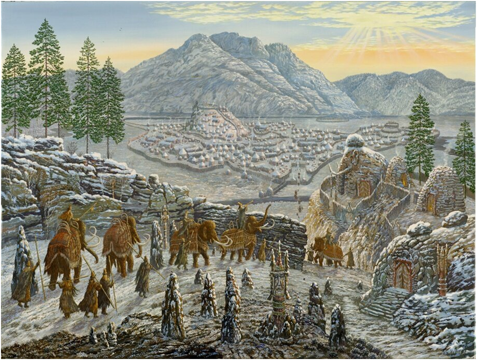 Гора воттоваара. Цивилизация севера. Картины всеволода иванова ведическая русь. Асгард мифология скандинавии. Цивилизация севера.