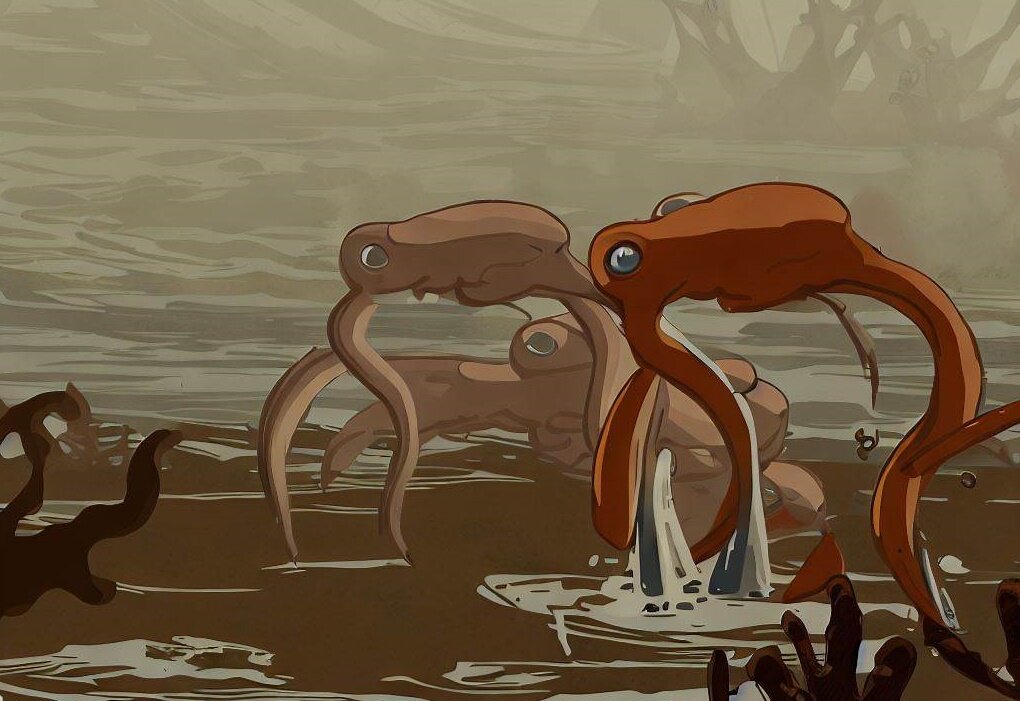 Рабы болота Этор, добывающие кану и тару