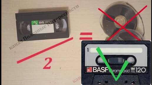 А что если распустить VHS на компакт-кассету? Результат порадовал