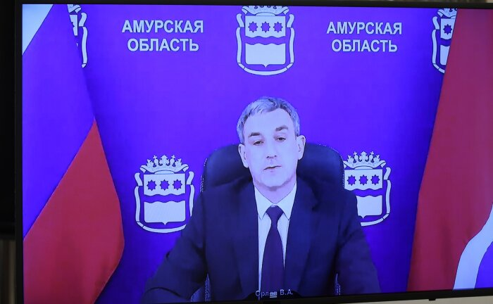Фото: сайт президента России. Василий Орлов доложил о развитии ТОР "Амурская" 
