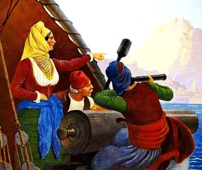 Ласкарина Бубулина. Художник Петер фон Гессе. 