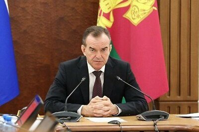   Глава администрации Краснодарского края Вениамин Кондратьев ©Официальный телеграм-канал главы администрации (губернатора) Краснодарского края