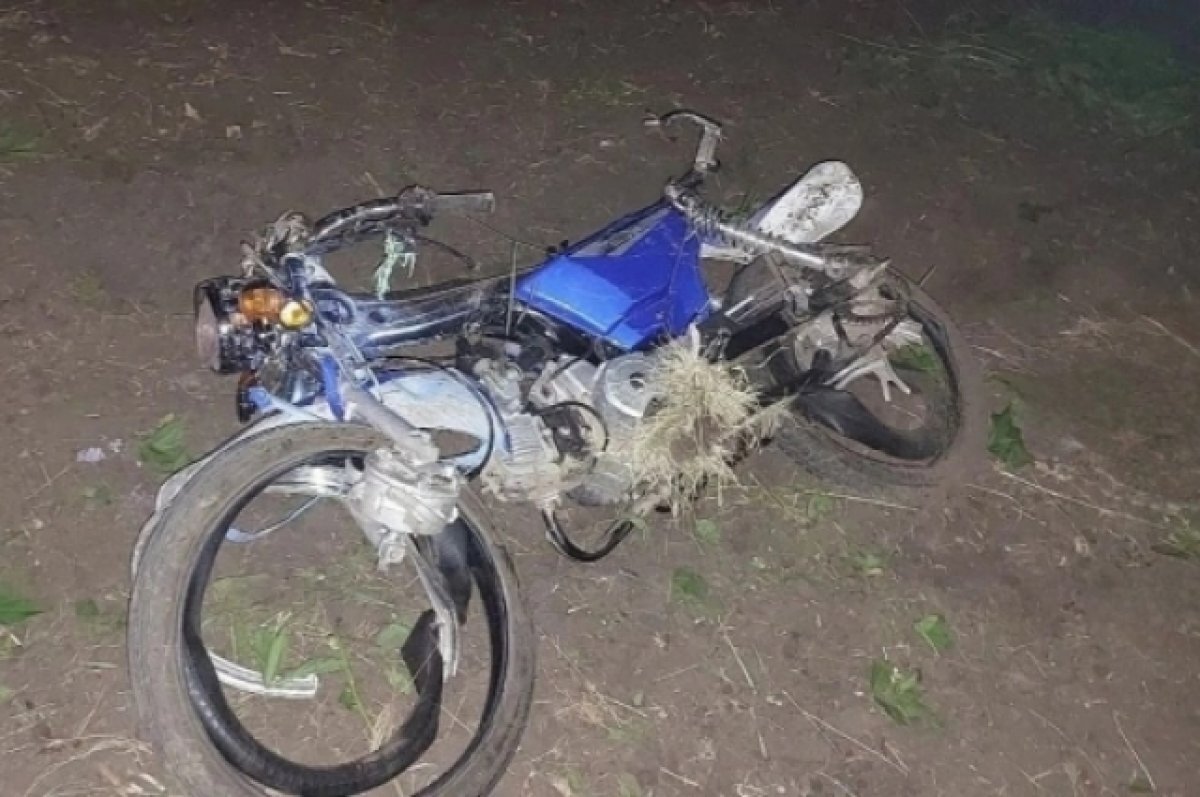 Мопед пилот разбитый