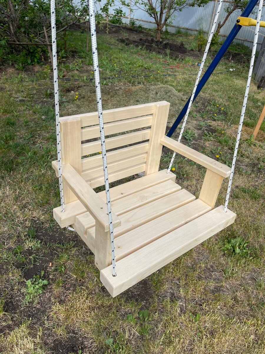 Одноместные дачные качели