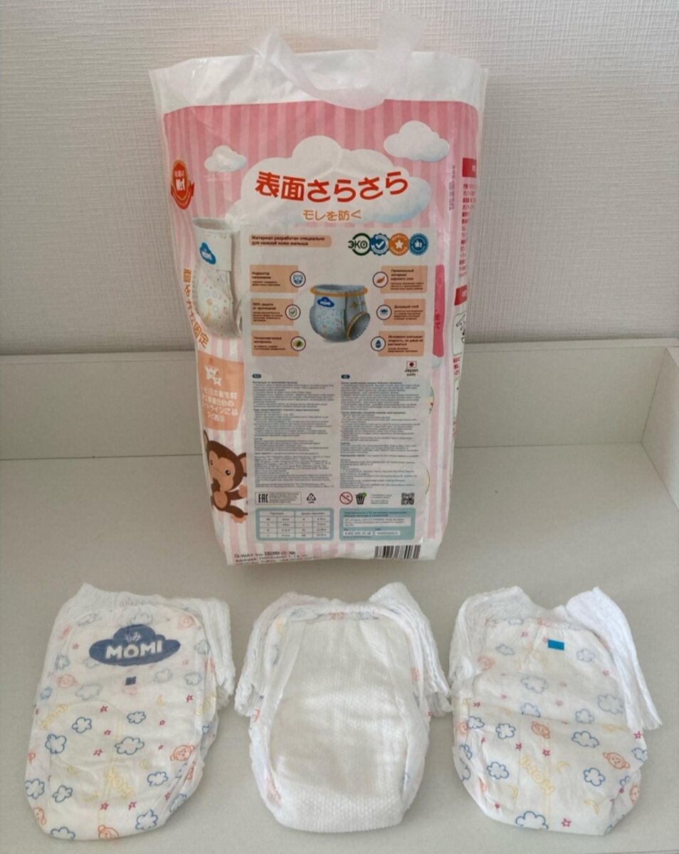 Внешний вид трусиков спереди, внутри, сзади. 