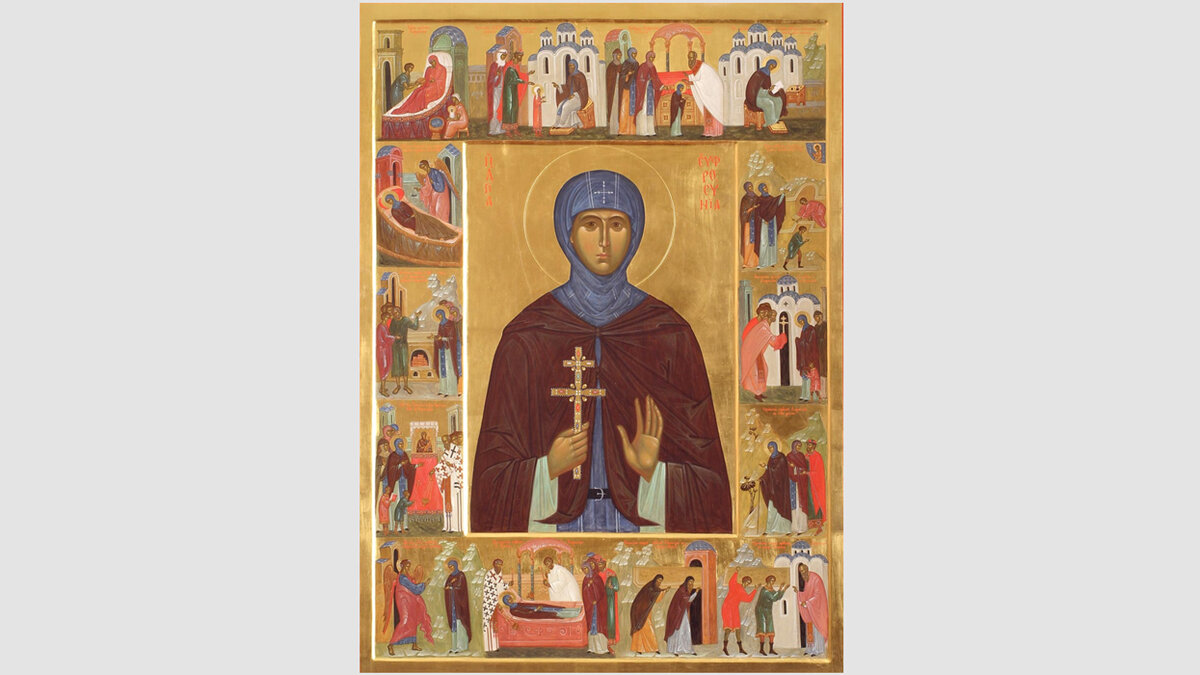 ПРЕПОДОБНАЯ БЛАГОВЕРНАЯ КНЯГИНЯ ЕВФРОСИНИЯ, ИГУМЕНИЯ ПОЛОЦКАЯ. ФОТО: WWW.PRAVOSLAVIE.RU