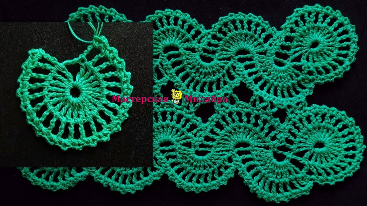 Ажурное ленточное кружево. Вязание крючком / Ribbon lace crochet