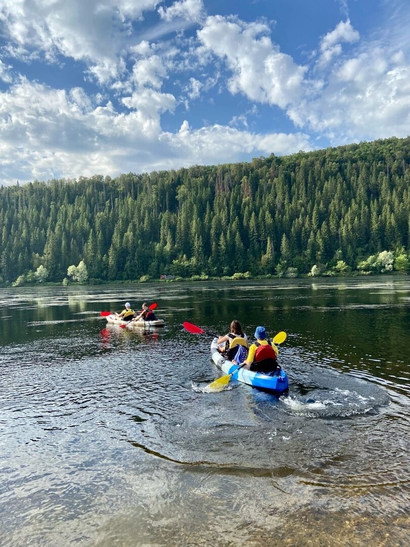 Прогулка на каяках в Красном ключе
