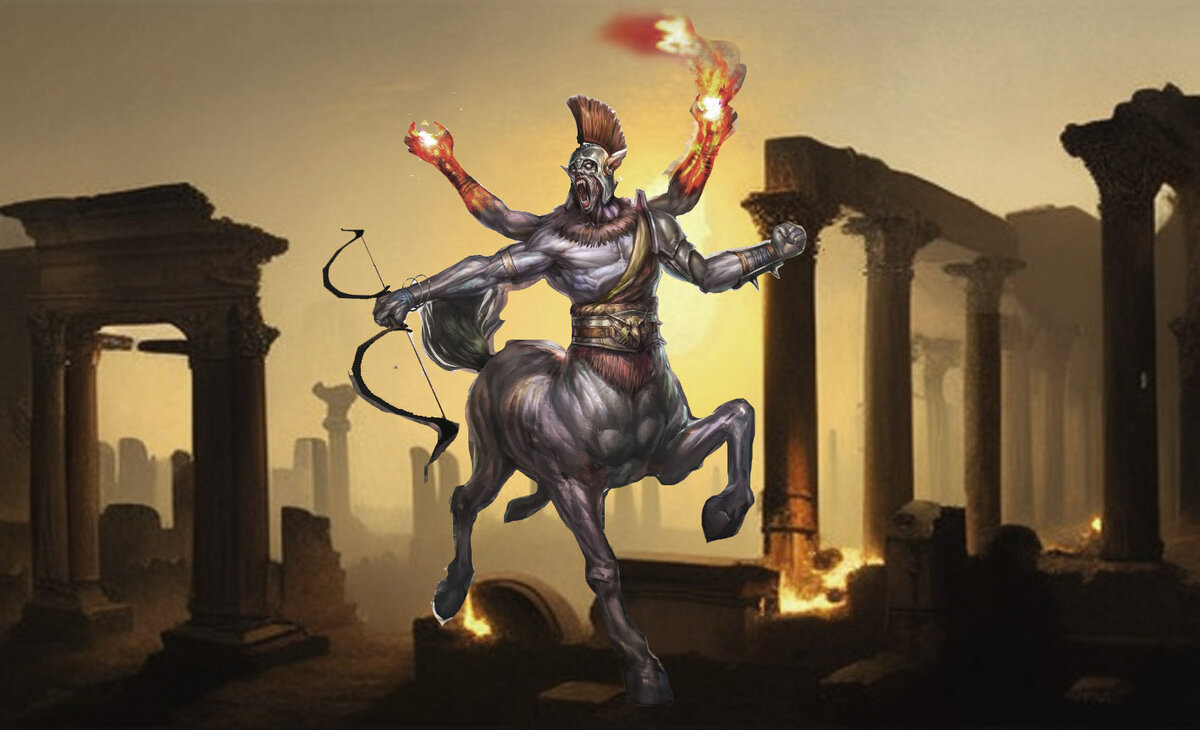 Буйный кентавр Кротос-Картавир.