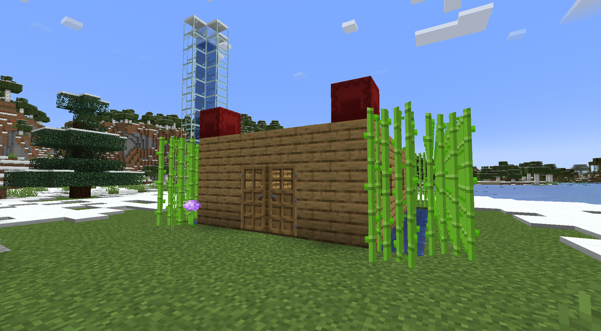 Дом игрока, который не постиг реалии Майнкрафта