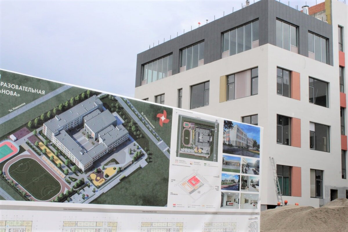 Скоро в Тюмени сдаётся новая школа в микрорайоне Плеханово. Фото из социальных сетей