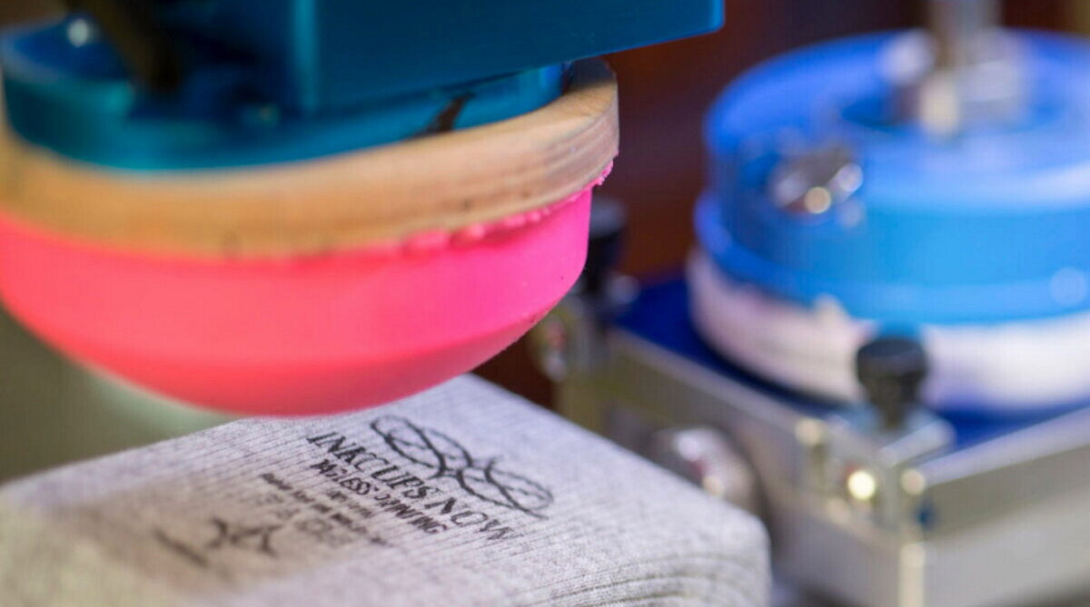 Тампонная печать на ткани