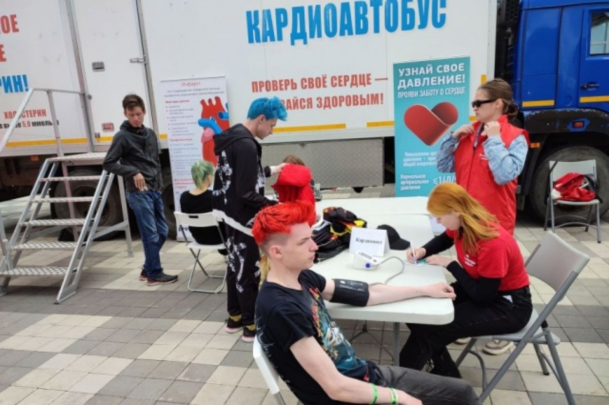   Гости фестиваля «Кардиограмма» в Екатеринбурге проверили здоровье сердца