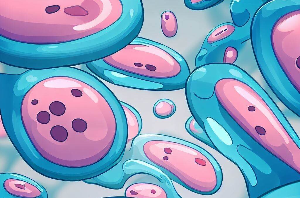    Внутри каждой клетки находится ядро, которое содержит генетическую информацию в виде ДНК.