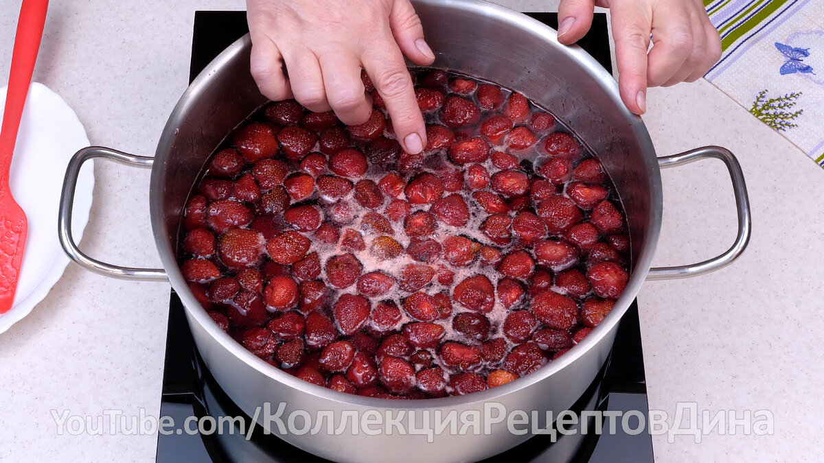 🍓Классическое Клубничное Варенье! Яркое Варенье из Клубники с целыми, как  мармелад, ягодами!🍓 | Дина, Коллекция Рецептов | Дзен