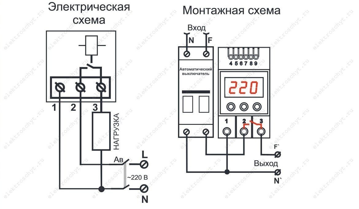 Реле напряжения на схеме однолинейной фото - DelaDom.ru