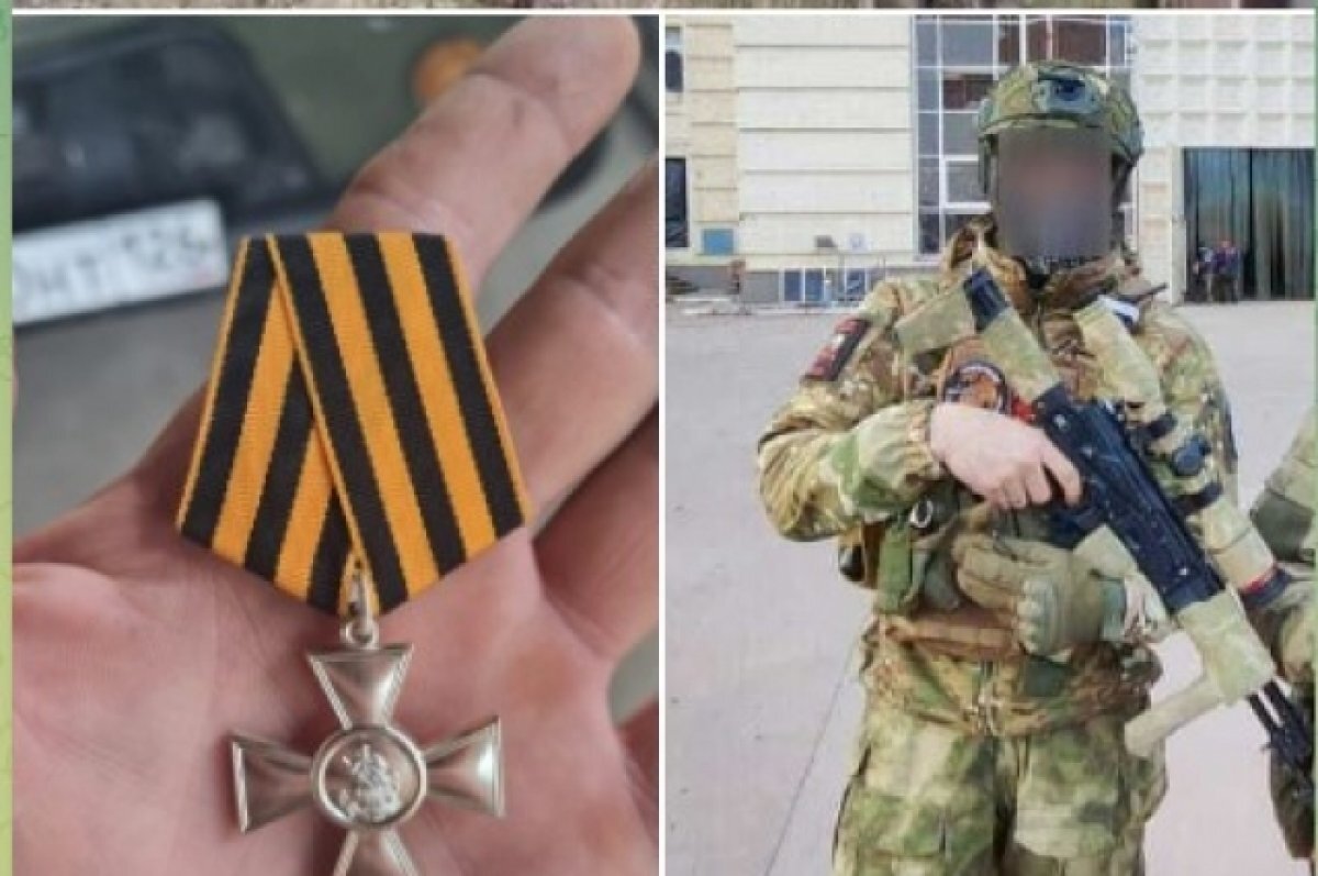    Георгиевский крест за подвиг в зоне СВО получил житель Минвод