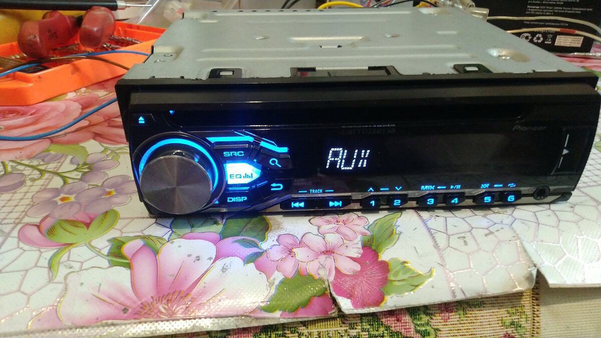 DVD Автомагнитола Pioneer USB+Sd+MMC съемная панель